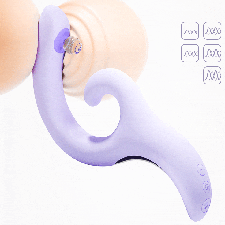 KISSTOY Big G 2 Clit & G-Spot Slapping Rabbit Vibrator-4