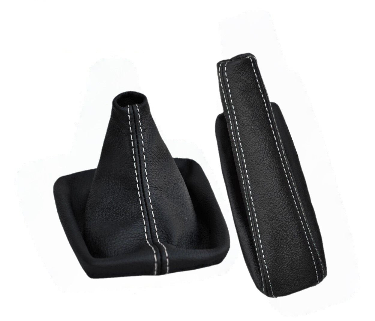 1991-2005 BMW E36 E46 3 Series Genuine Leather Handbrake & Shift Boot Covers Set-6