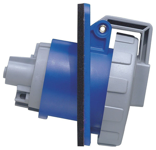 Leviton Pin & Sleeve Flange Receptacle 20A 250V 320R6W 320R6-W-0
