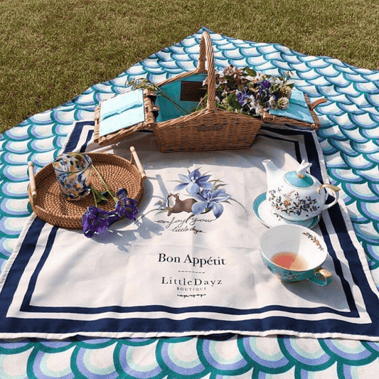 Little Dayz Boutique Emerald Cotton Picnic Mat 195*145-0