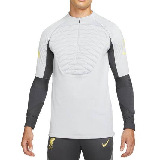 Liverpool FC grey training Thermal soccer tracksuit 2022 - Nike-0