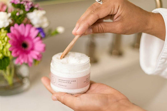 Lavender body scrub-0