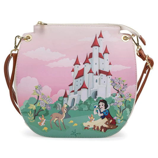 Loungefly Snow White Castle Crossbody Bag-0