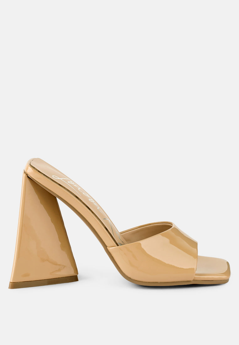 Lovebug Triangular Block Heel Sandals-4