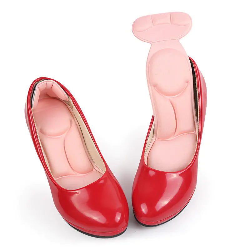 Breathable Women's Insoles with Arch Massage & Grip