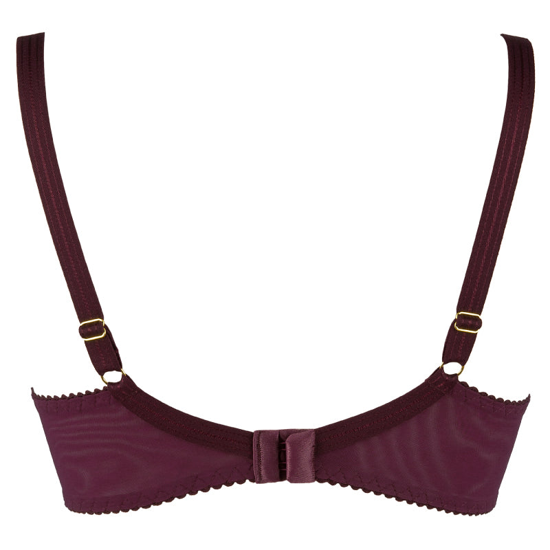 Axami Malaga Loca Sheer Lace Balconette Bra-3