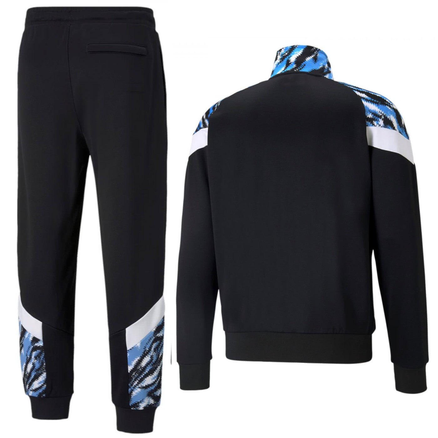 Manchester City Iconic Fans presentation Soccer tracksuit 2021 - Puma-1