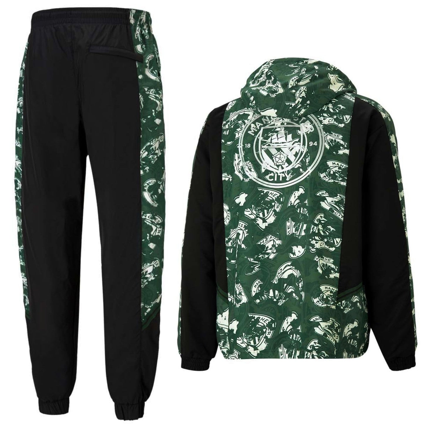 Manchester City streetwear woven presentation tracksuit 2021/22 - Puma-1