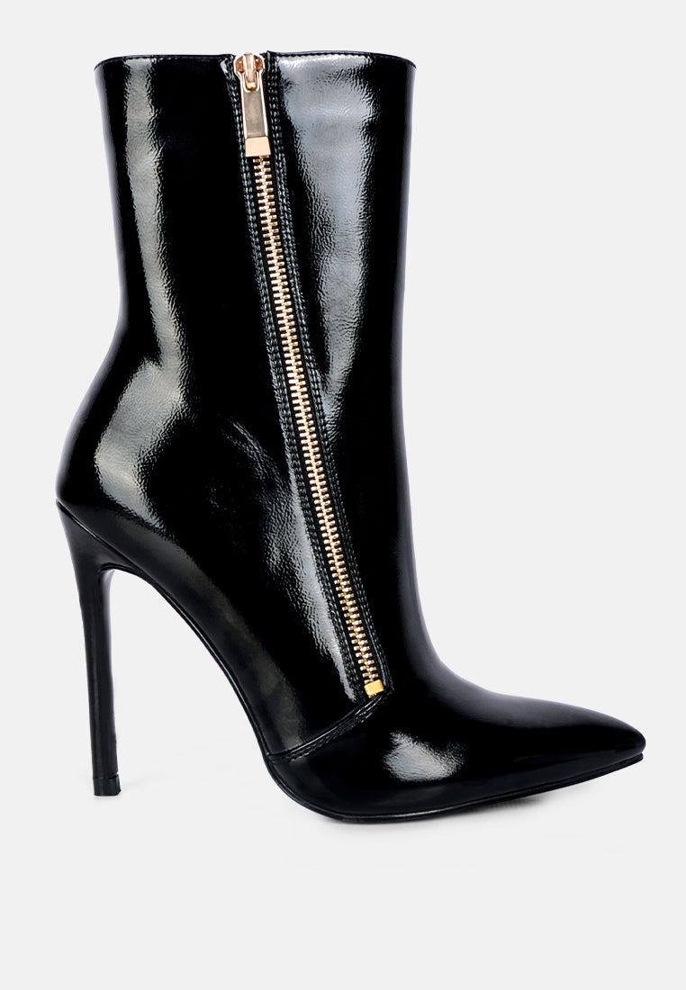 Mania High Heeled Ankle Boots-2