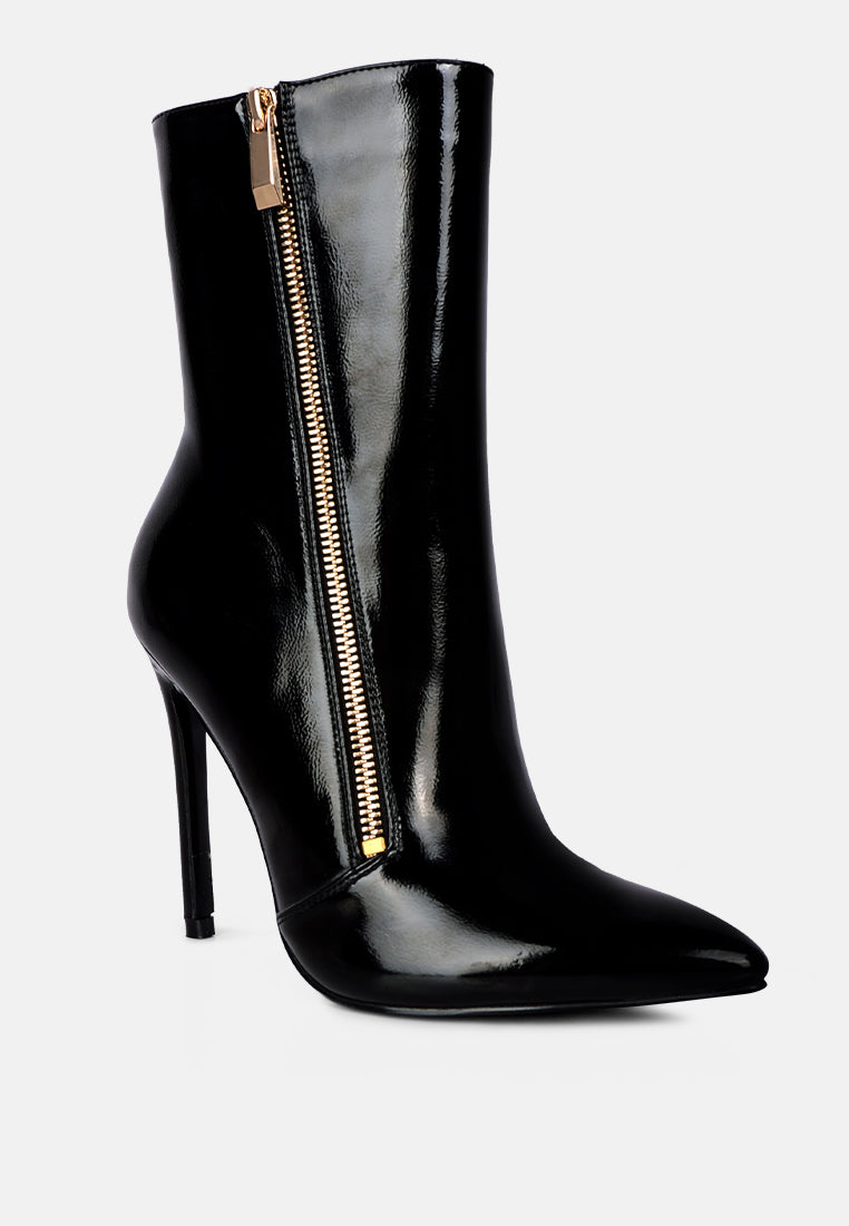 Mania High Heeled Ankle Boots-3