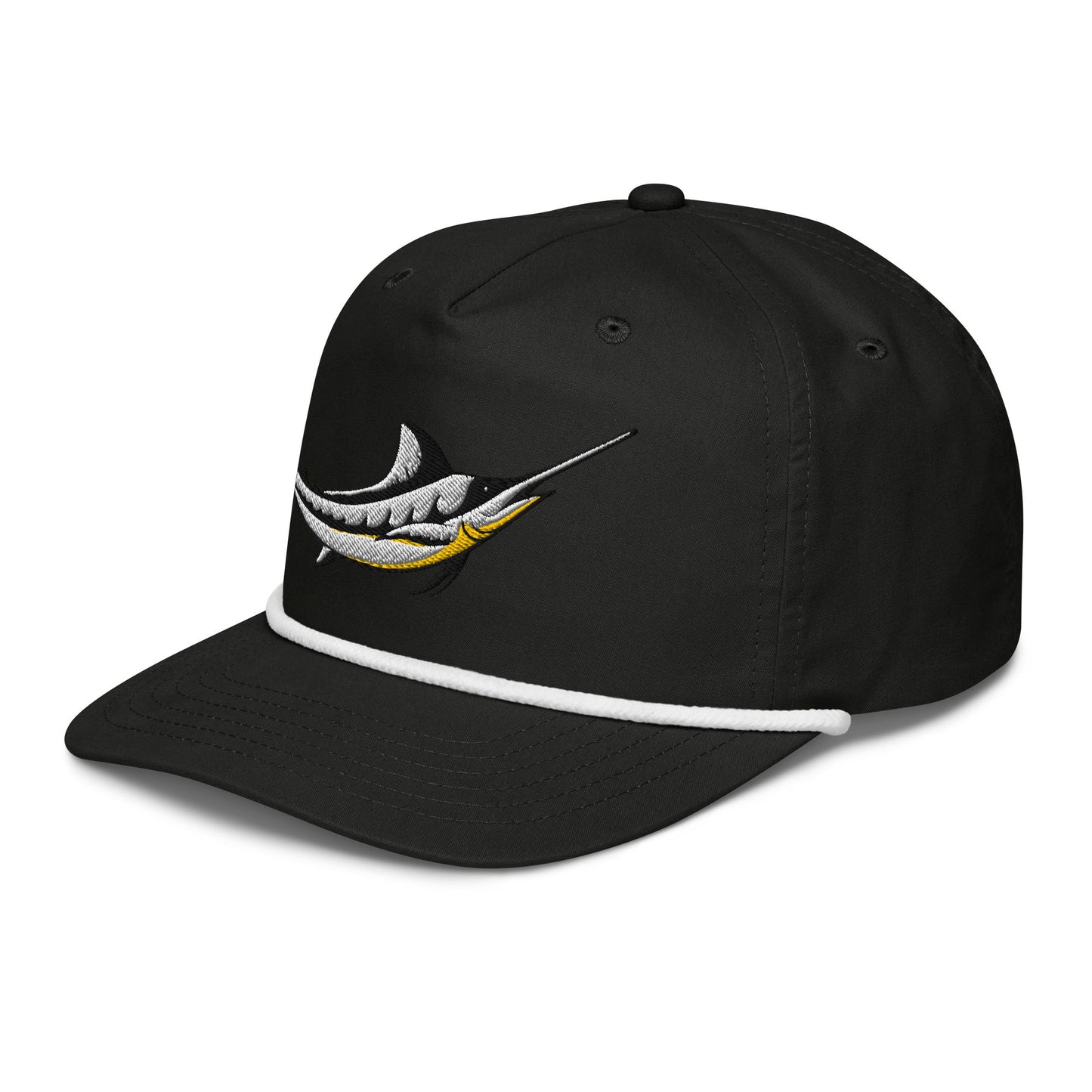 Marlin Retro Rope Hat – Offshore Fishing & Golf Snapback Cap-2