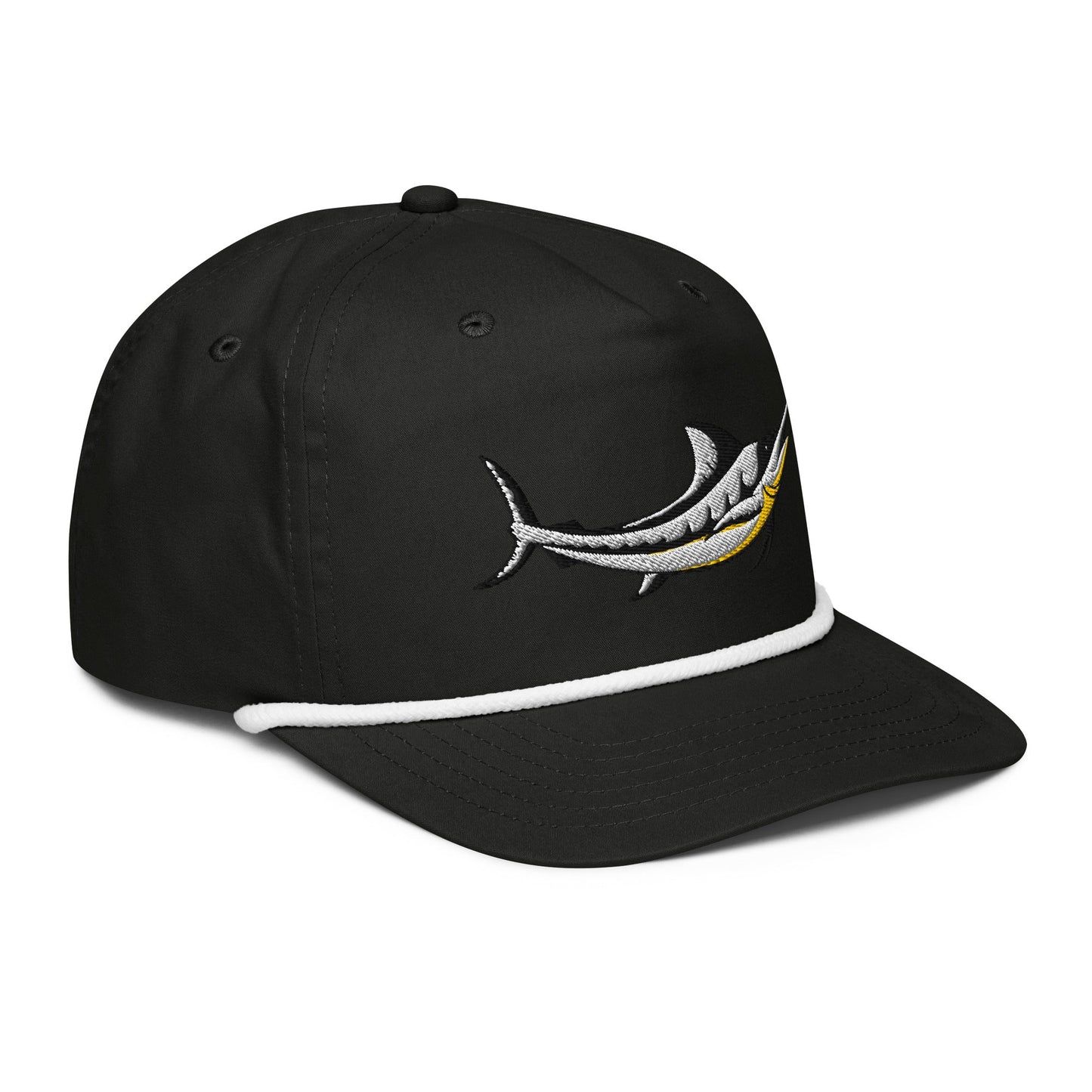 Marlin Retro Rope Hat – Offshore Fishing & Golf Snapback Cap-3