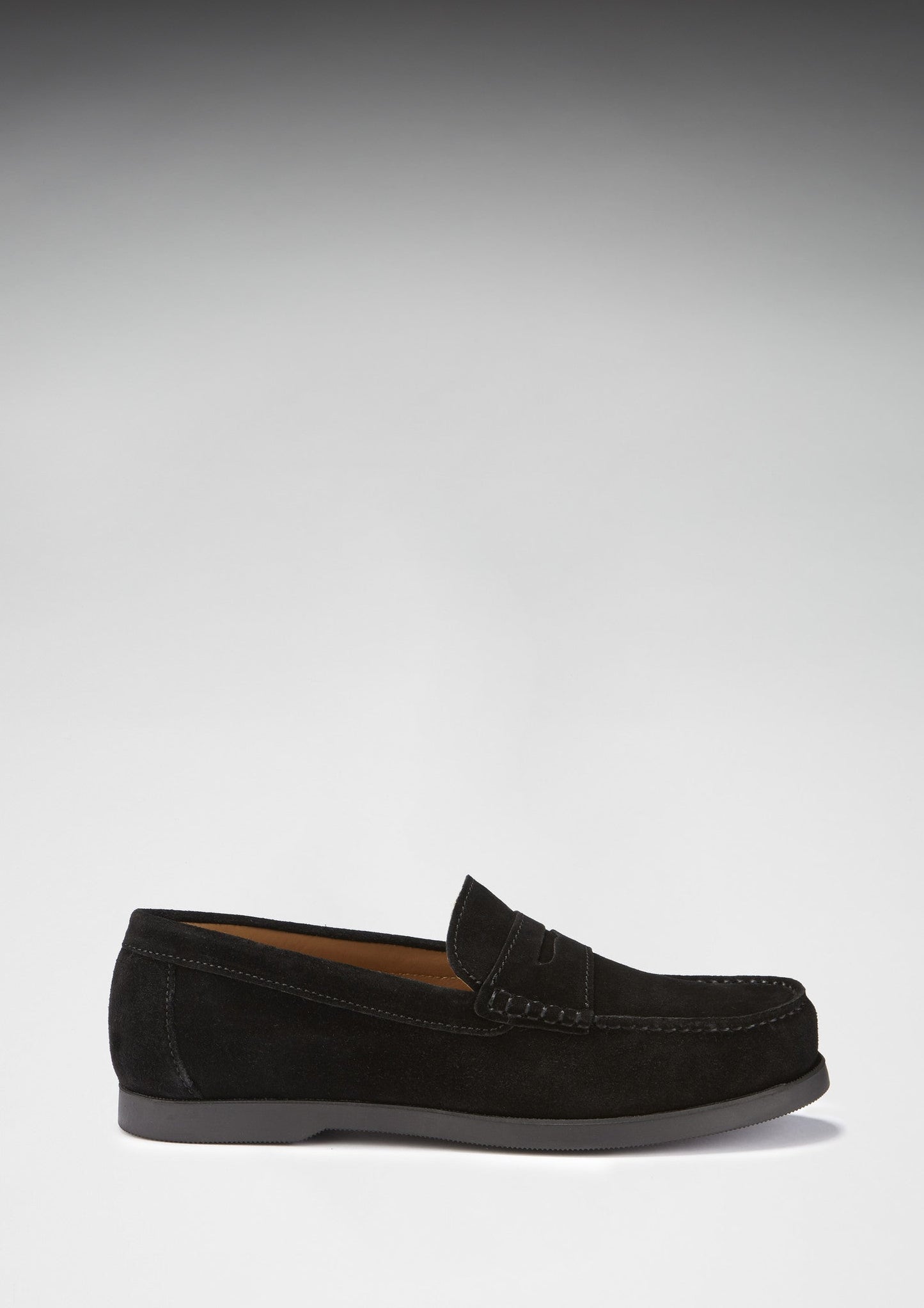 Boat Loafers, black suede-4