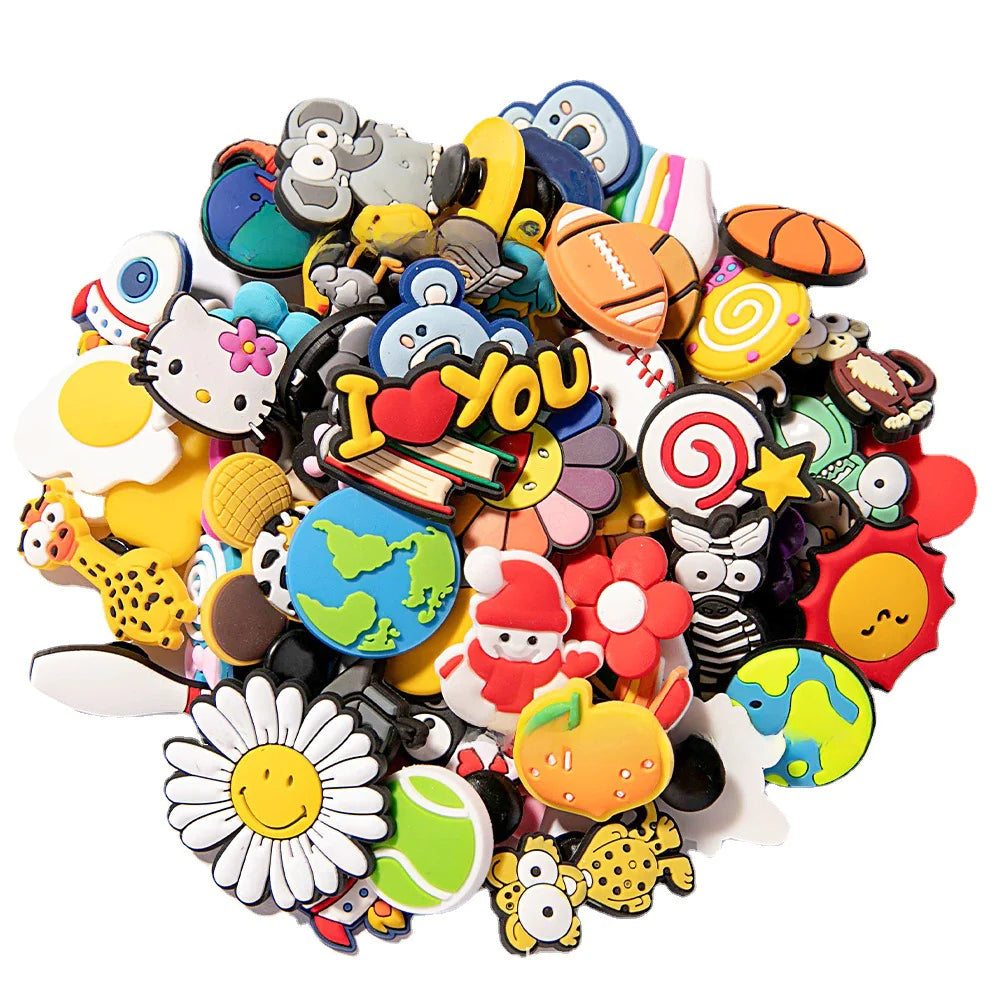 3D Cartoon Shoe Charms for Clogs (Assorted Styles)