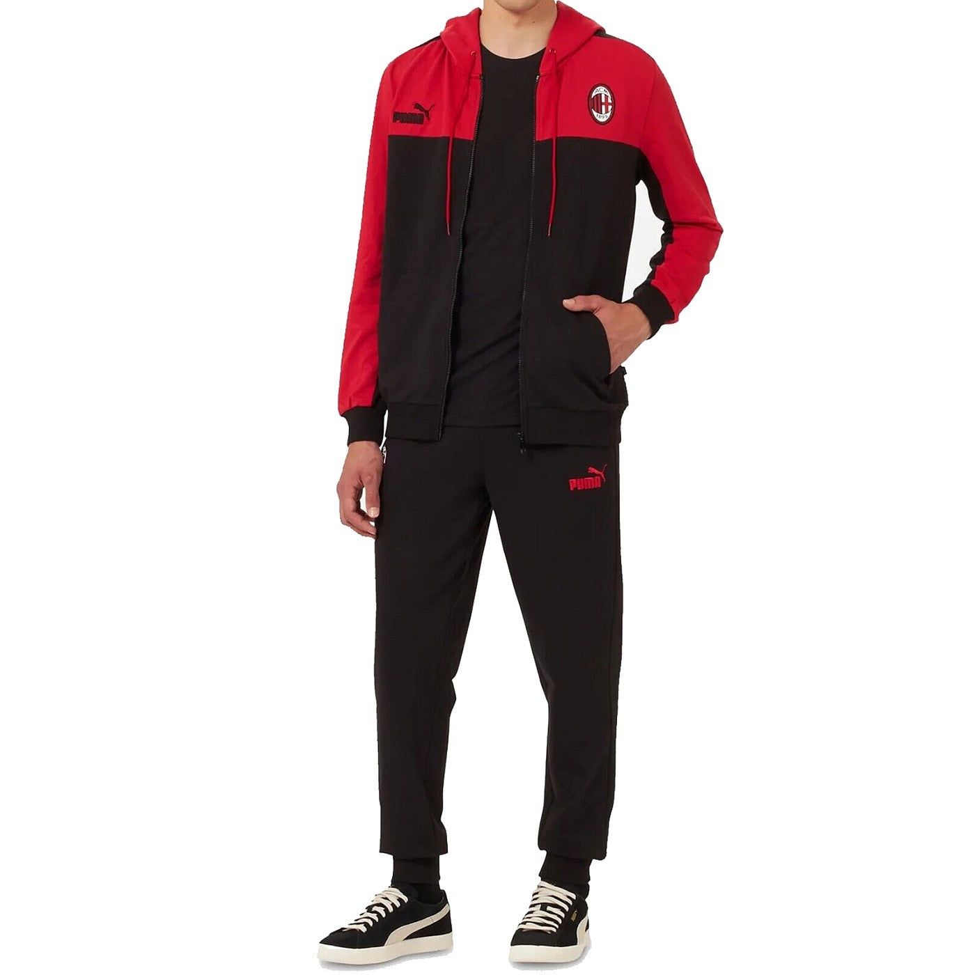 AC Milan Casual Fans cotton presentation tracksuit 2022/23 - Puma-3