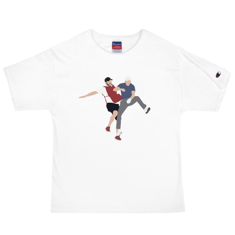 Jordan and Mike Jump Champion T-Shirt-3