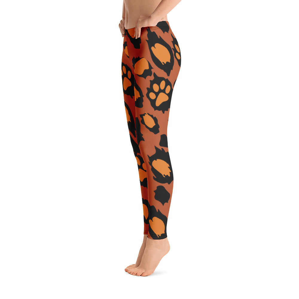 Leopawd Print Leggings-3