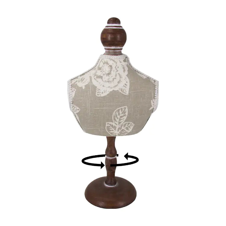 Elegant Grey Necklace Display Stand