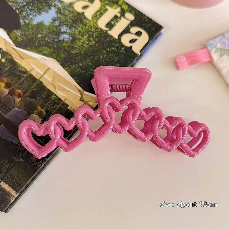 Heart-Shaped Hair Clip