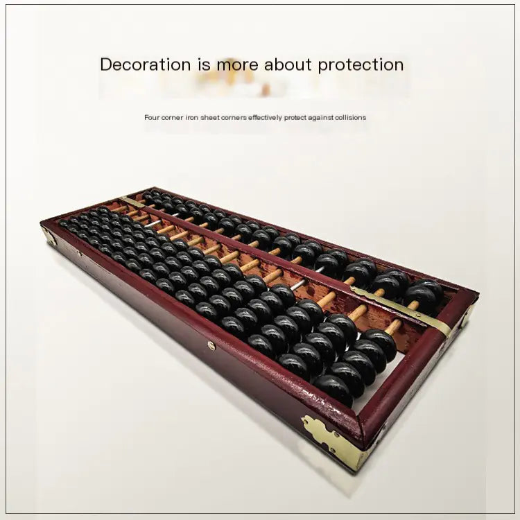Durable Wooden Abacus for Accounting and Finance