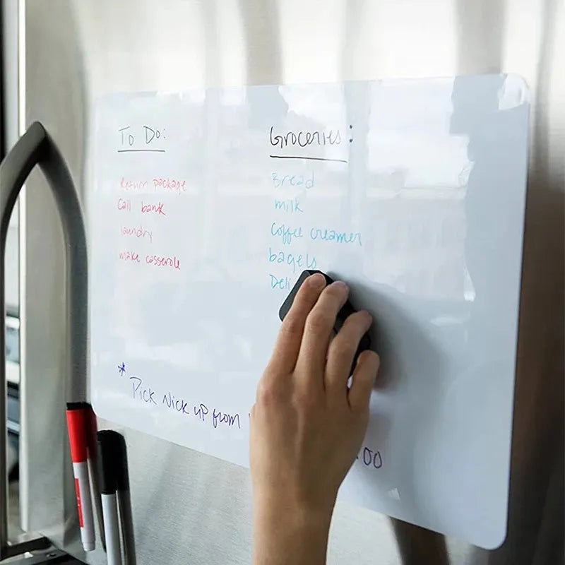 Rewritable Magnetic Message Writing Board, Mobile Magnetic Soft White Board