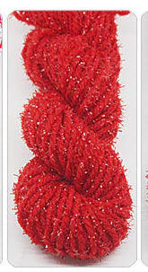 Acrylic Yarn with Metallic Thread for Knitting and Crochet