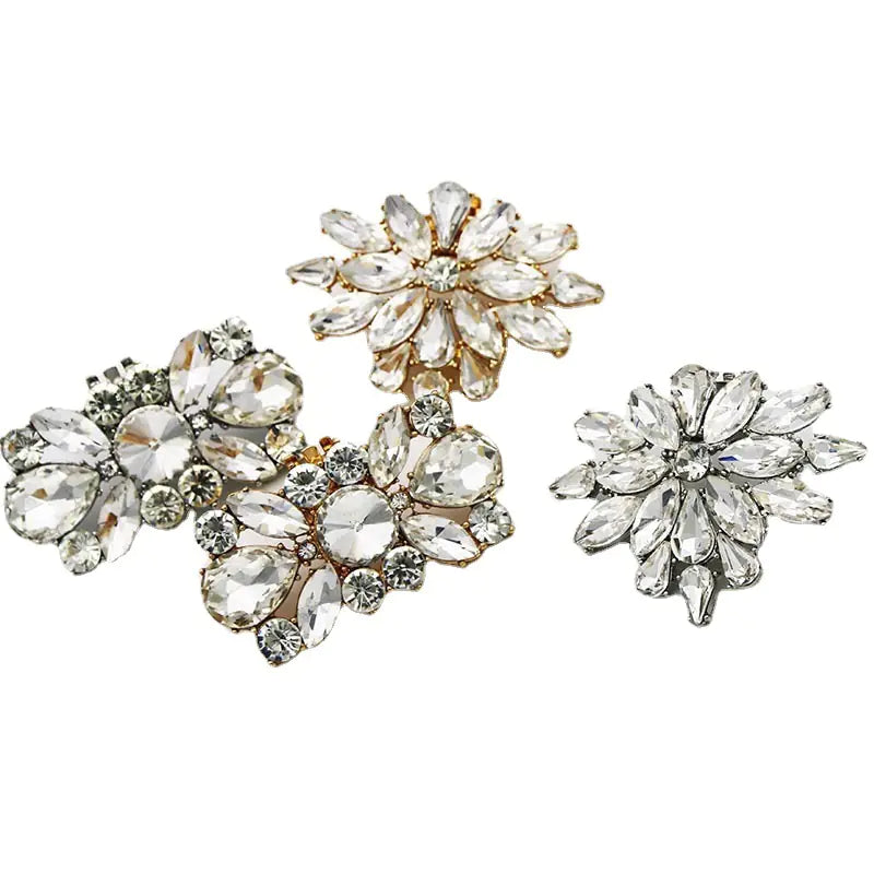 Crystal Decorative Buckle for High Heels and Shoes