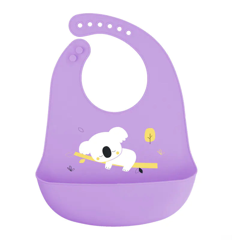 3D Baby Waterproof Silicone Bib for Feeding Kids