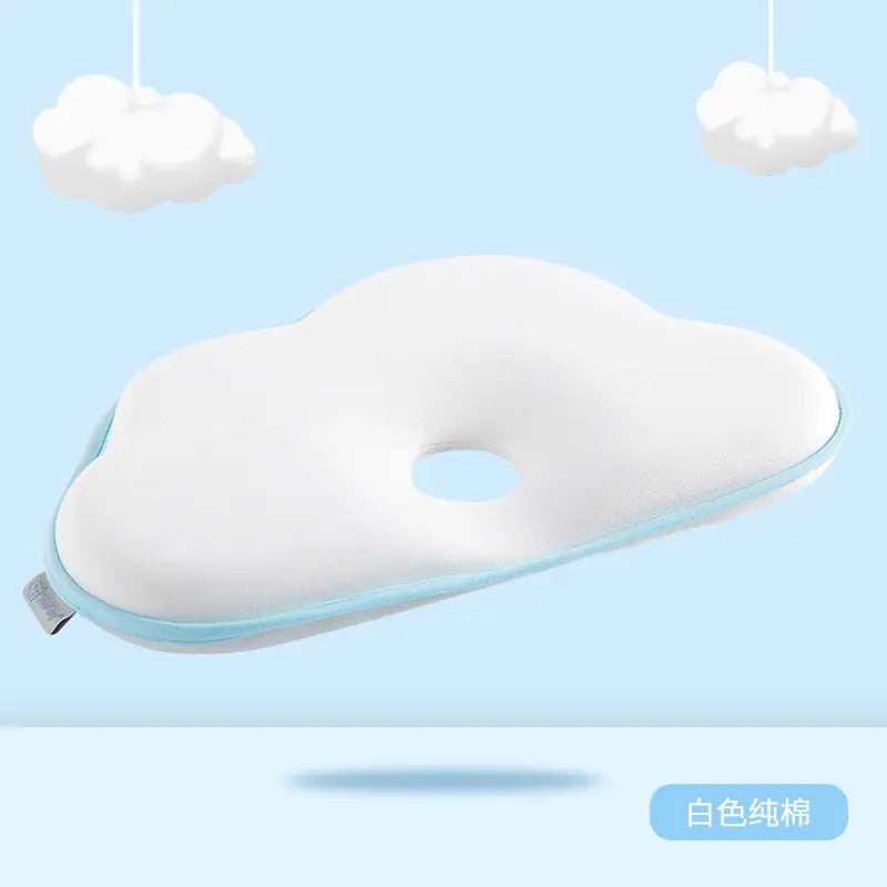 Baby Cloud-Shaped Pillow for Newborns, Washable Cotton