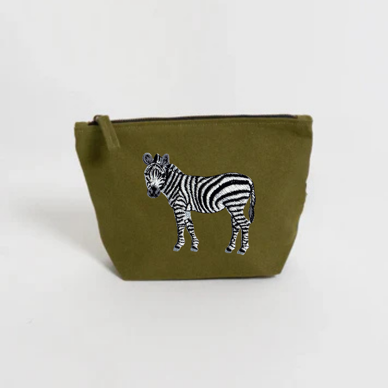 Make Up Pouch - Zebra-1