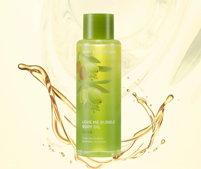 Love Me Bubble Body Oil - Olive-1