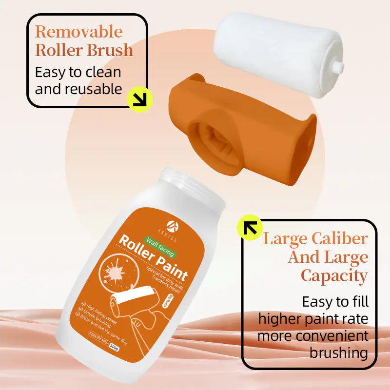 Orange Wall Paint - Water-Based Latex for Interior Use
