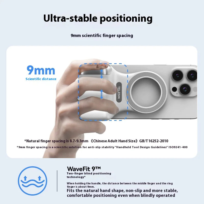 Magnetic Bluetooth Camera Handle