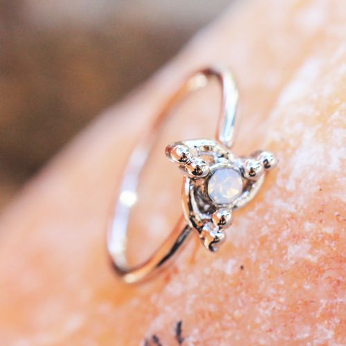 316L Stainless Steel Ornate Swirl Design Nose Hoop / Cartilage Earring-1