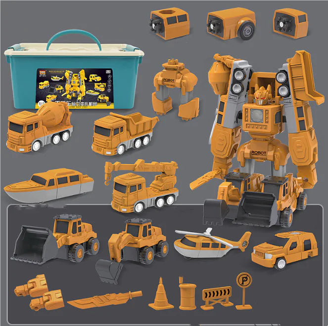 Magnetic Transforming Construction Toy for Kids