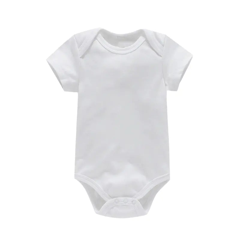 Baby Solid Color Cotton Romper