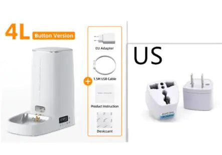 4L Automatic Pet Feeder & Food Dispenser