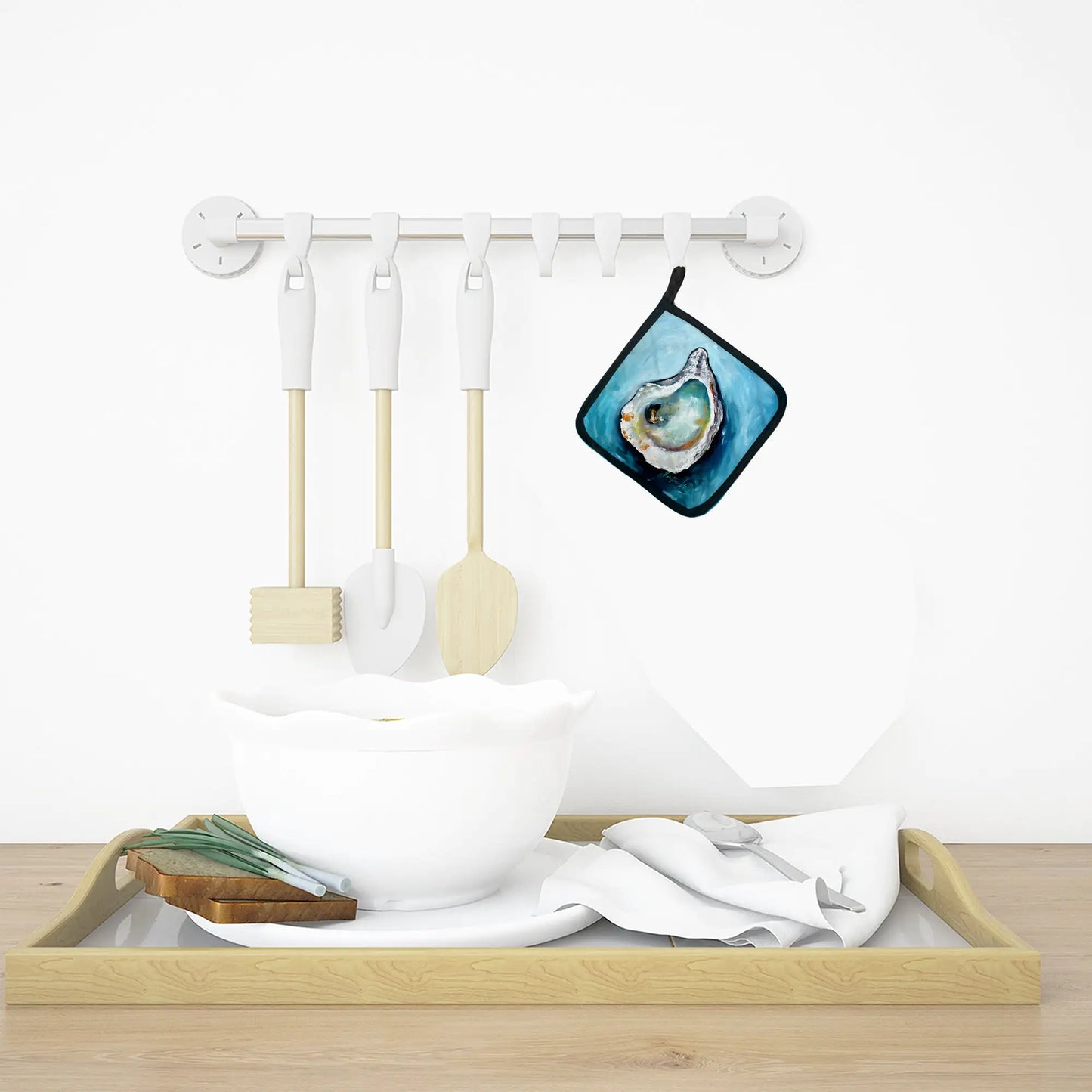 J Mac Oyster Pair of Pot Holders