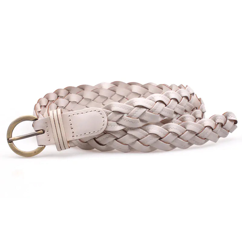 Woven Women's Belt - Korean Style Casual Dress Accessory