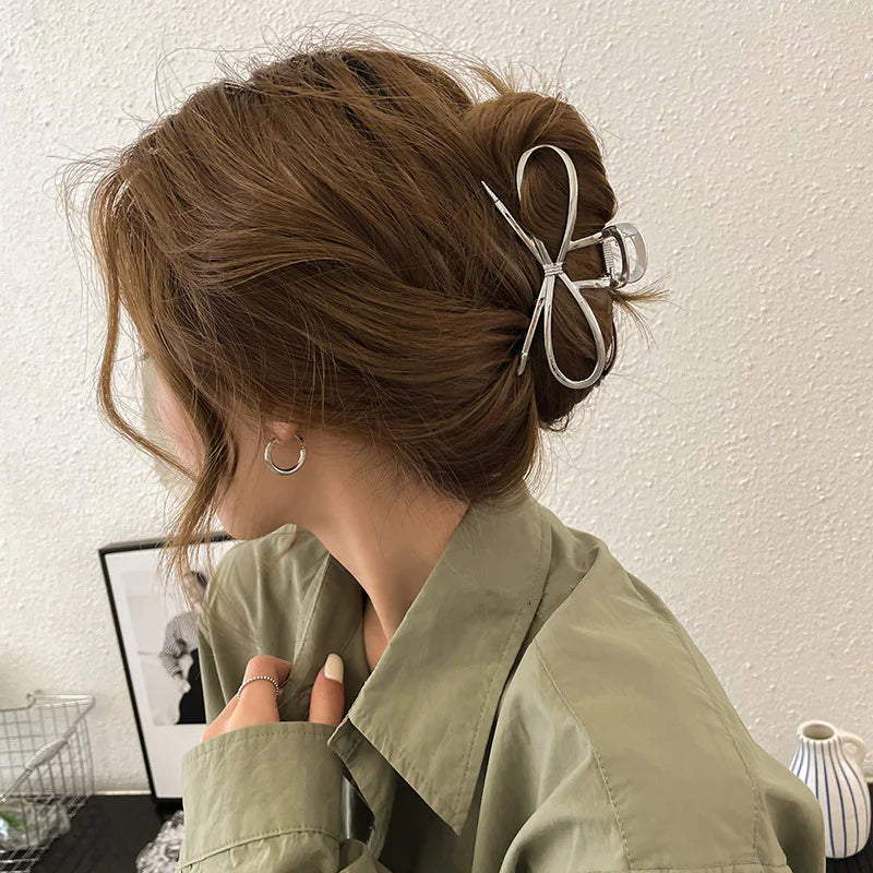 Women's Bow Hair Grip Barrettes