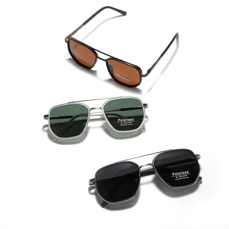 Polarized Polygon Square Sunglasses