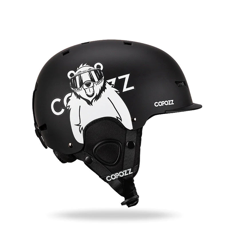 Integrated Snow Goggles with Crash Helmet for Adults