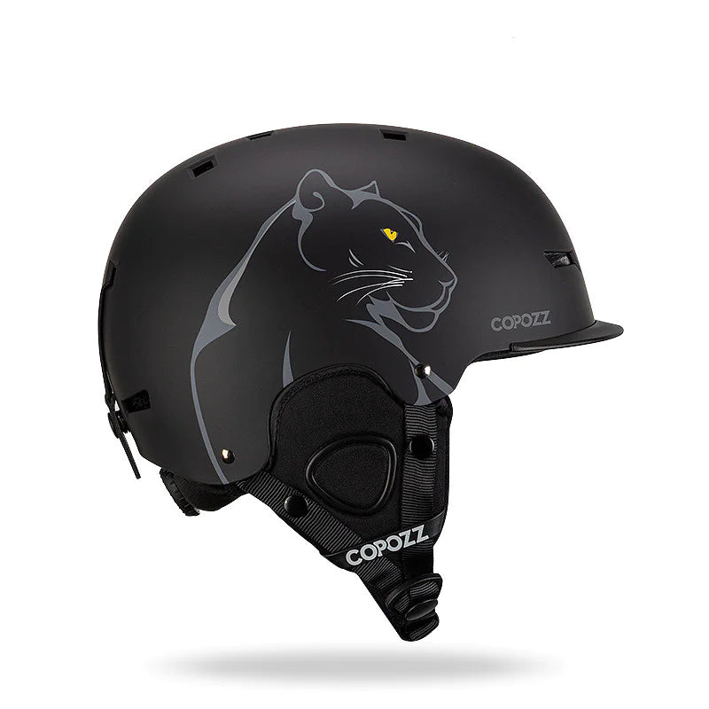 Integrated Snow Goggles with Crash Helmet for Adults