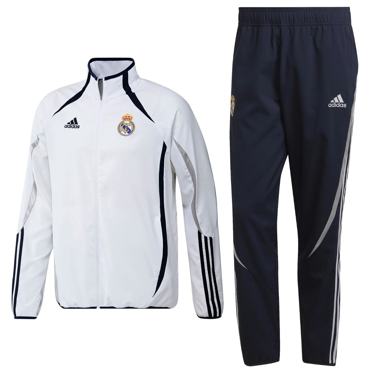 Real Madrid CF retro woven presentation tracksuit 2022 - Adidas-0