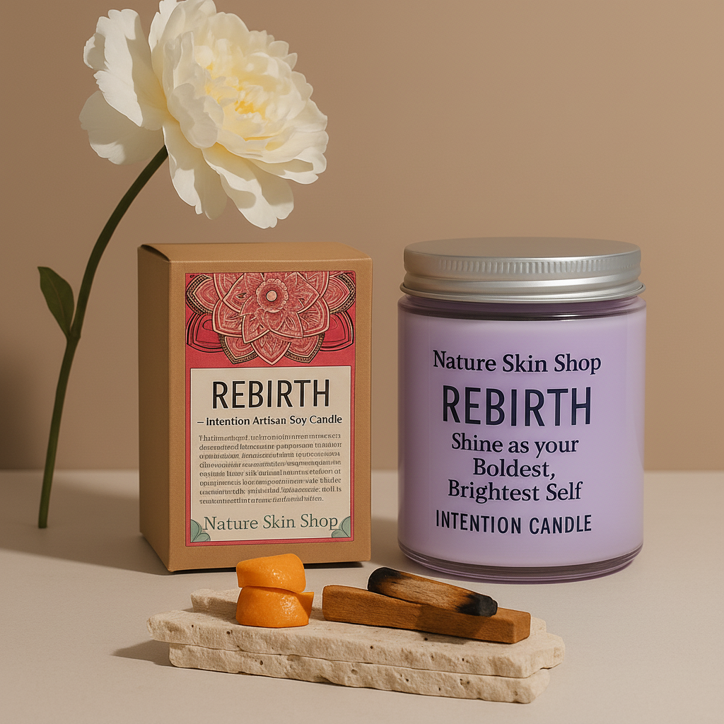 Rebirth Intention Artisan Soy Candle-1