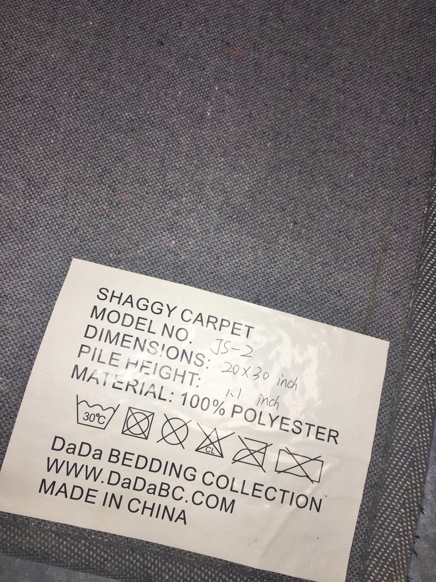 DaDa Bedding Shaggy Soft Rectangle Floor Door Mat Bath Carpet Rug - Striped Orange & Brown - 20" x 32",-4