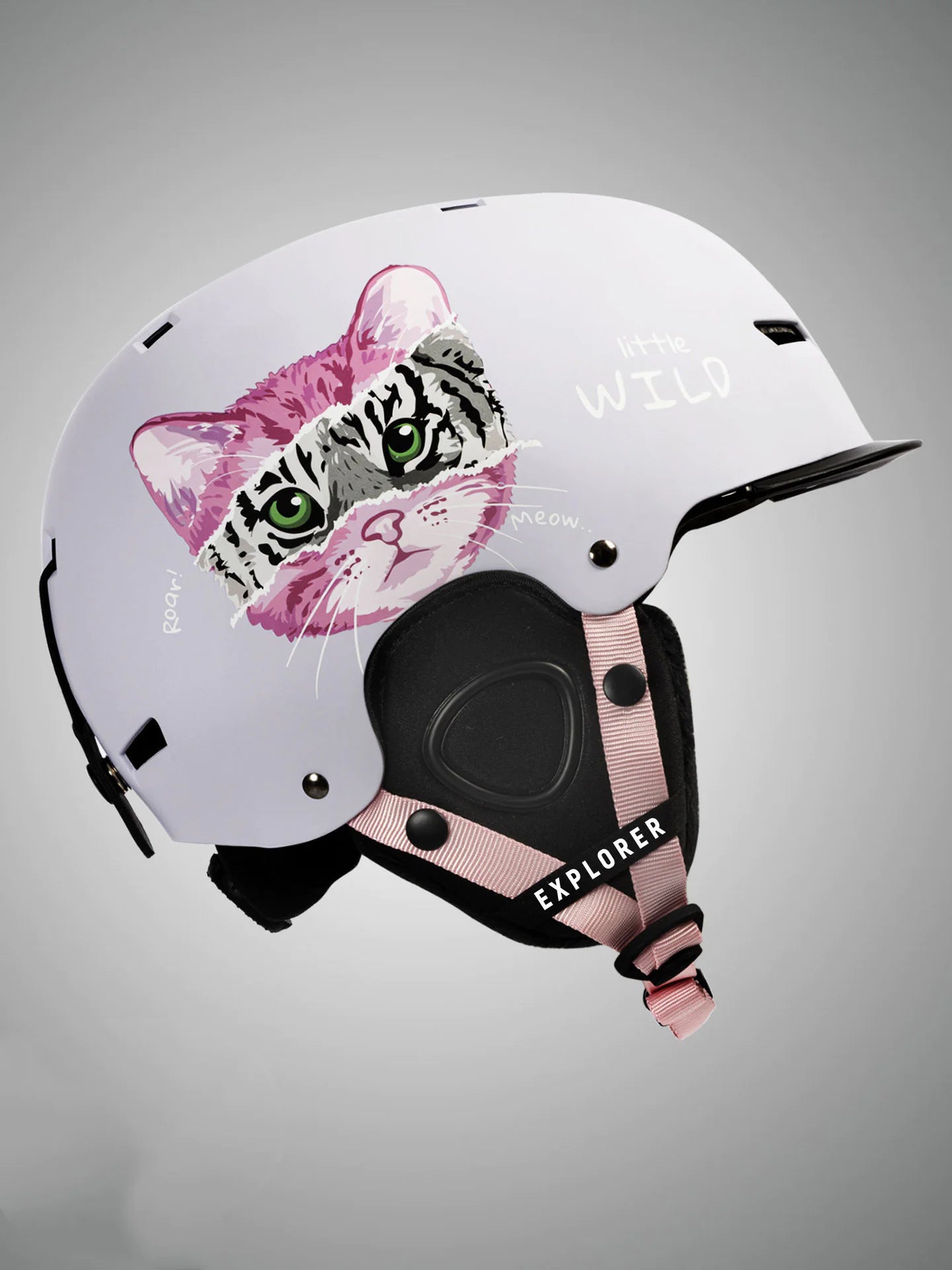 Integrated Snow Goggles with Crash Helmet for Adults