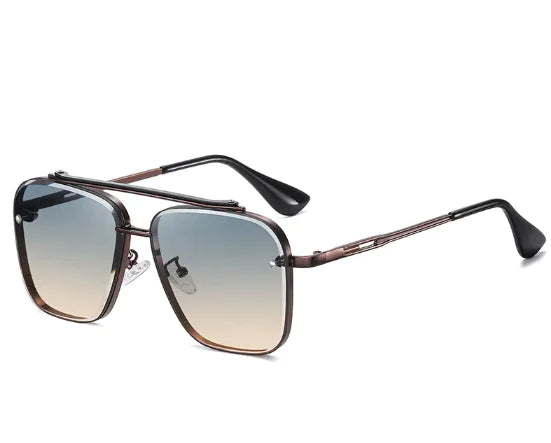 Dual-Tone Gradient Polarized Sunglasses