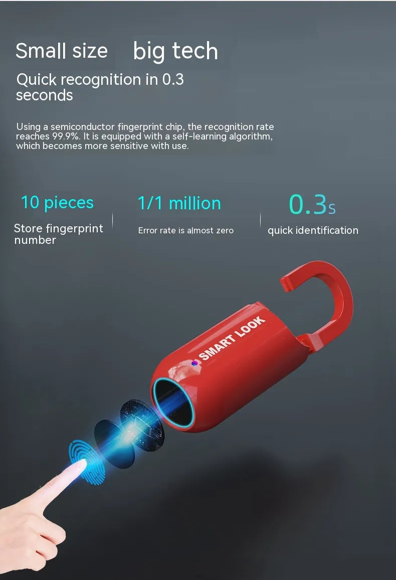 Bag USB Fingerprint Lock