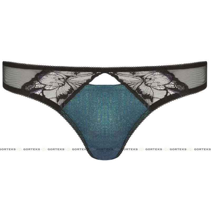 Semi Sheer Lace Thong Panty Gorteks Ariel-3